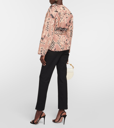 Ulla Johnson Arabella Printed Cotton Jacket In Multicoloured