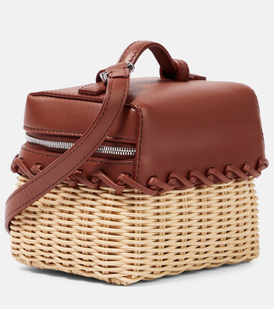 Loro Piana Extra Pocket Mini wicker clutch Loro Piana