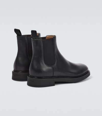 Gianvito Rossi Douglas Elastic-panel Chelsea Boots In Black