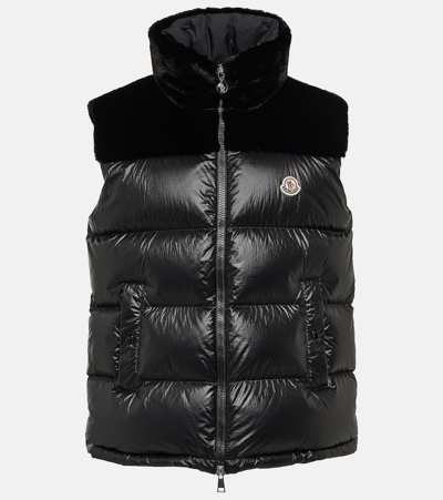 Shop Moncler Lempa Down Vest In Black