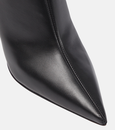 Shop Gianvito Rossi Leather Knee-high Boots In Black