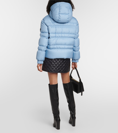Shop Moncler Yser Quilted Ripstop Down Jacket In Blue