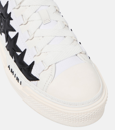 Shop Amiri Stars Court Low-top Sneakers In White