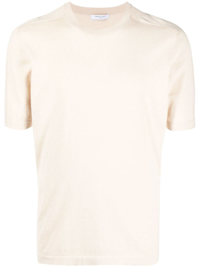 Shop Boglioli T-shirts And Polos In Beige