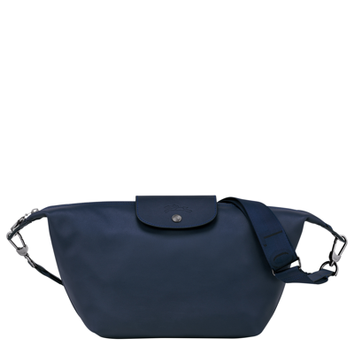 Shop Longchamp Sac Porté Épaule S Le Pliage Xtra In Navy