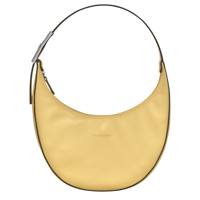 Longchamp Yellow Le Pliage Nylon Hobo