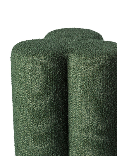 Shop Polspotten Clover Bouclé Stool In Green