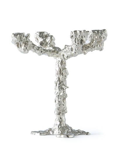 Shop Polspotten Drip 4 Candle Holder In Silber