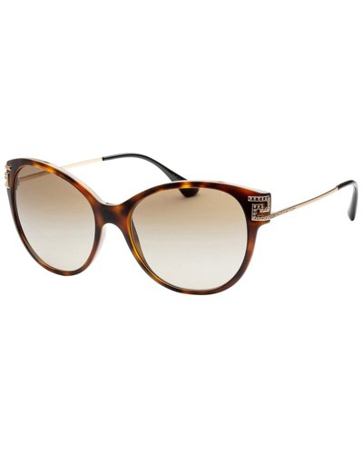 Shop Versace Women's Ve4316b 57mm Sunglasses In Brown