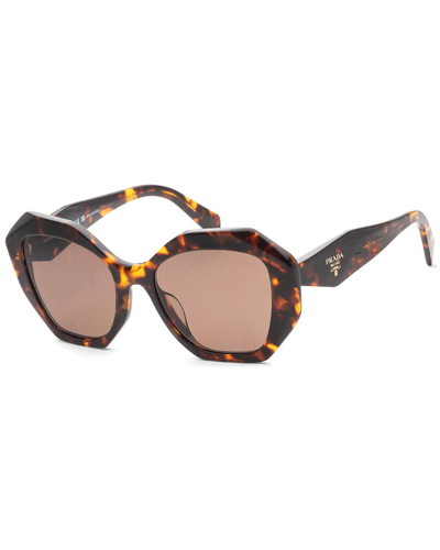 Shop Prada Women's Pr16wsf 53mm Sunglasses In Brown