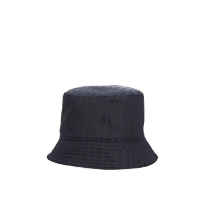 Shop Valentino Garavani Logo Bucket Hat In Blue