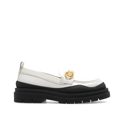 Shop See By Chloé Lylia Leather Loafers In White
