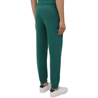 Shop Palm Angels Cotton Sweatpants In Green