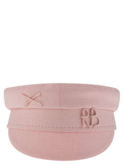 Shop Ruslan Baginskiy Logo Embroidered Baker Hat In Pink