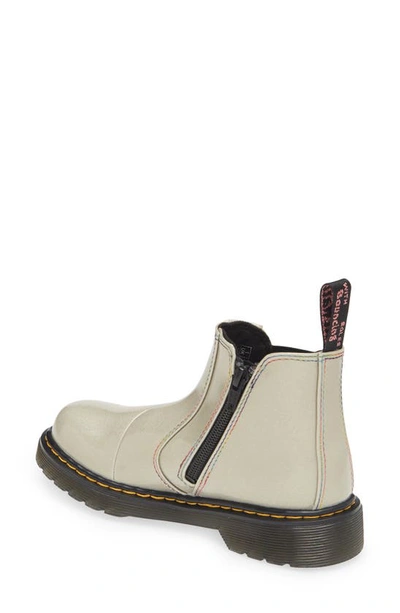 Shop Dr. Martens' Kids' 2976 Chelsea Boot In Silver