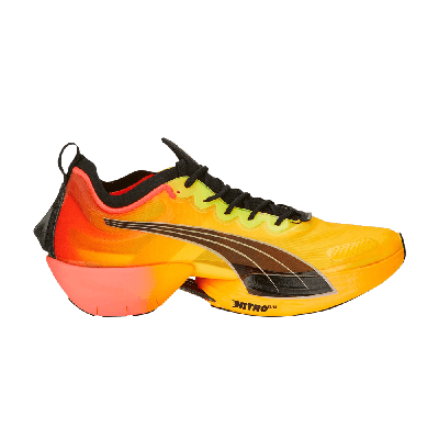 Pre-owned Puma Fast-r Nitro Elite 'fireglow' In Yellow