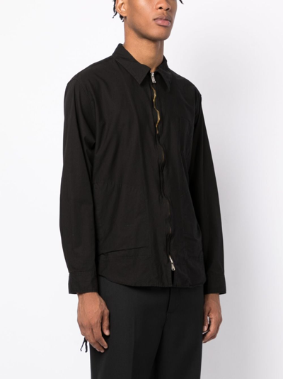 Undercover Zip-up Lightweight Jacket In Black