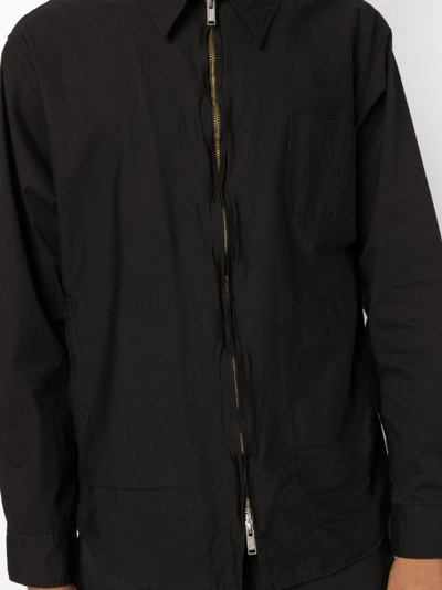 Undercover Zip-up Lightweight Jacket In Black