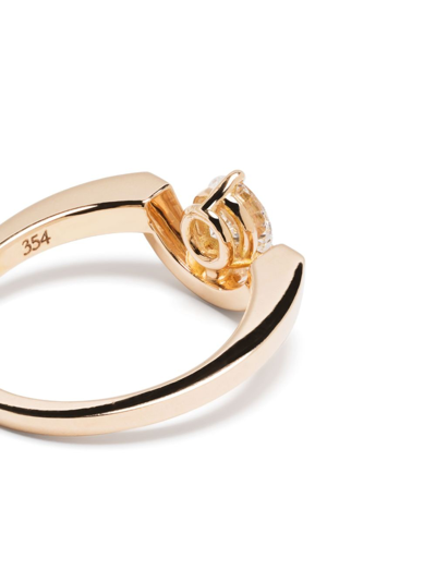 Shop Loyal.e Paris 18kt Rose Gold Intrépide Petit Arc Diamond Ring