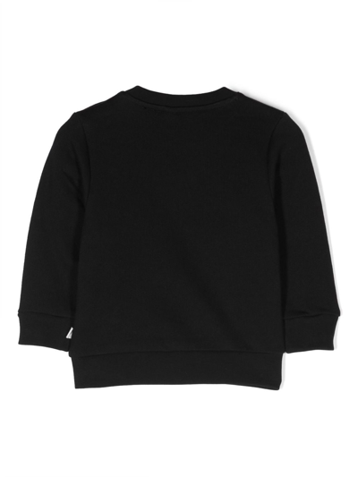 Shop Stella Mccartney Graphic-print Long-sleeve Sweatshirt In Black