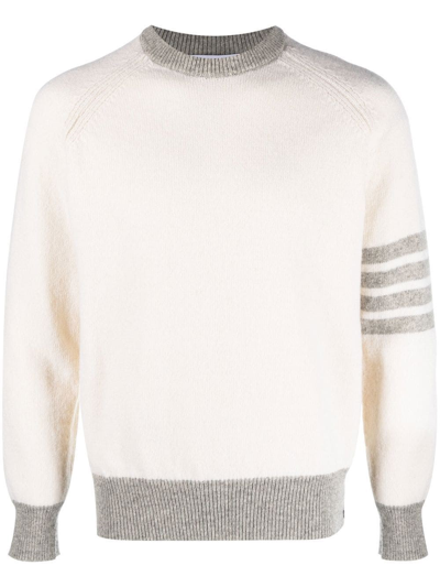 Shop Thom Browne Pullover In White