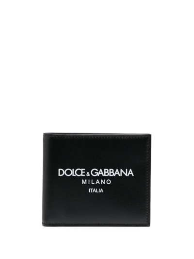 Shop Dolce & Gabbana Bi-fold Wallet In Black