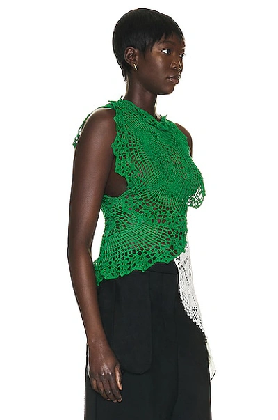 Shop The Row Christa Top In Green & White