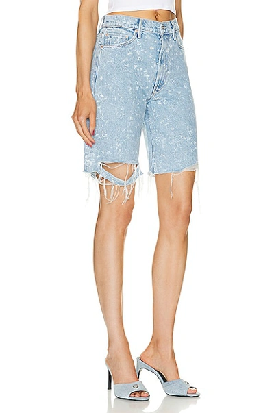 Shop Mother The Undercover Short Fray In Whitecaps