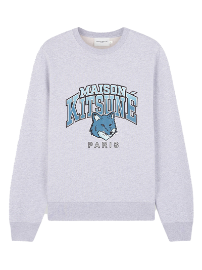 Shop Maison Kitsuné Campus Fox Regular Sweatshirt