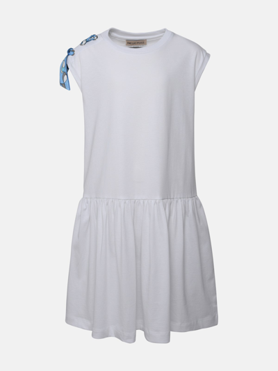 Shop Emilio Pucci White Cotton Dress