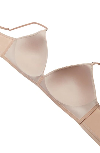 Shop On Gossamer Next To Nothing Wireless Bra In Champagne