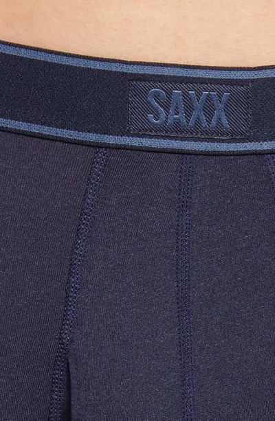 Shop Saxx Daytripper 3-pack Slim Fit Boxer Briefs In Navy
