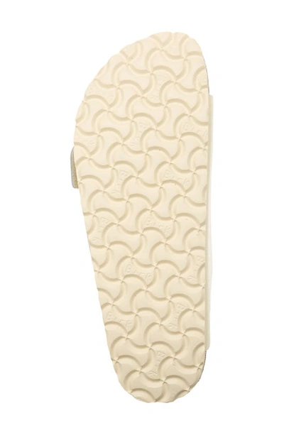 Birkenstock Arizona Big Buckle Slide Sandal In High Shine Butter