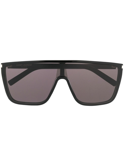 Shop Saint Laurent 'sl364' Sunglasses In ブラック