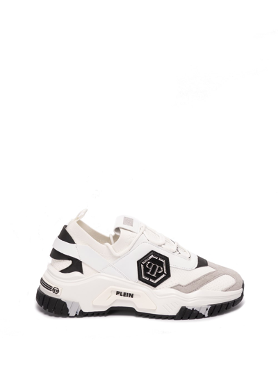 Shop Philipp Plein `predator` Sneakers In White