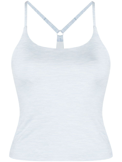 Shop Outdoor Voices Move Free Training Tank Top In Blue
