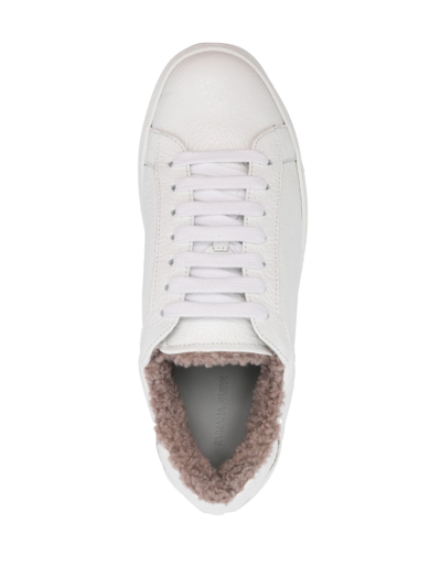 Fabiana Filippi Woman Sneakers White Size 7 Leather In Multi