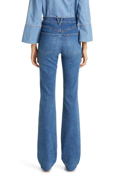 Veronica Beard Leena High-rise Bootcut Jeans In Serendipity