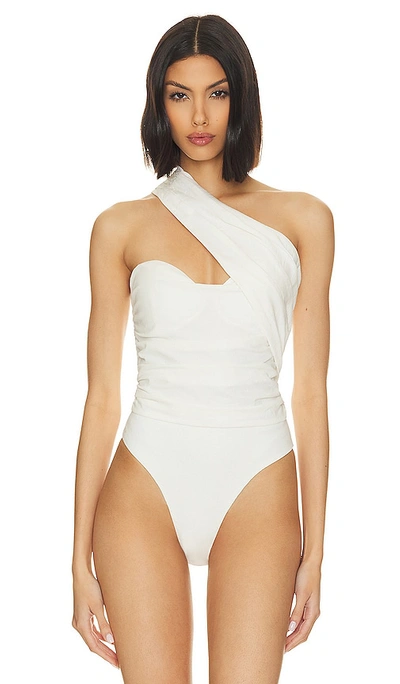 Shop Atoir Never Really Over Bodysuit In White