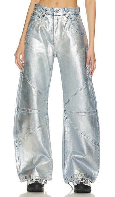 Shop Eb Denim Frederic In Metallic Silver