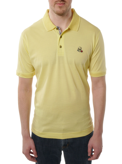 Shop Robert Graham Archie Polo In Light Yellow