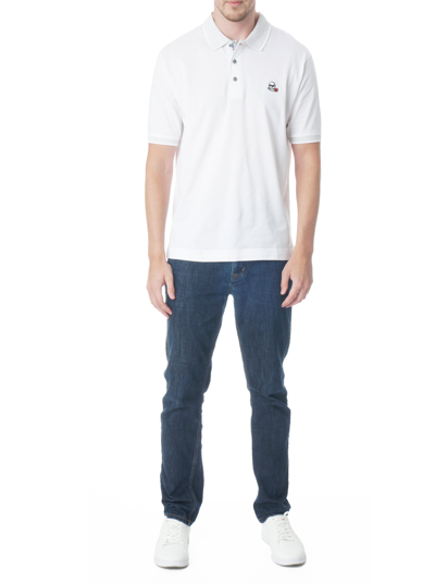 Shop Robert Graham Archie Polo In White