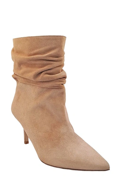 Shop L Agence Florine Slouch Bootie In Biscotti