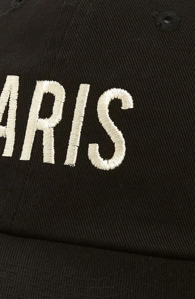 Shop American Needle Paris Cotton Baseball Cap In Black