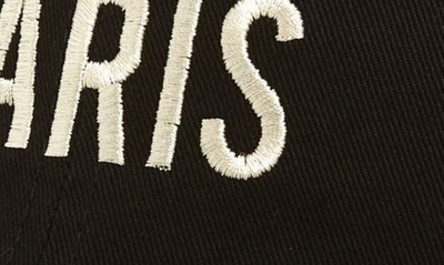 American Needle Paris Cotton Baseball Cap In Black