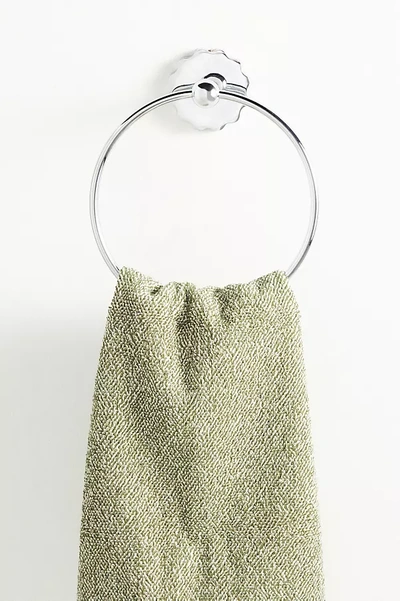 Shop Anthropologie Wiggle Towel Ring In Silver