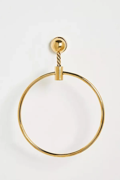 Shop Anthropologie Maude Towel Ring In Brown