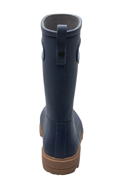 Bogs Kids' Holly Tall Waterproof Boot In Navy