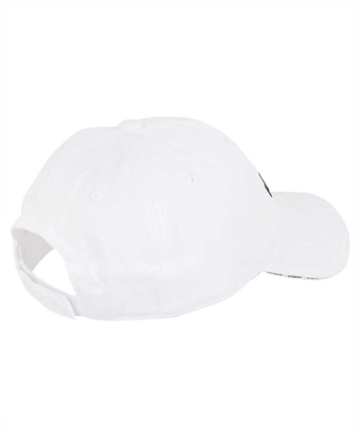 Shop Vetements Icon Logo Hat In White/black