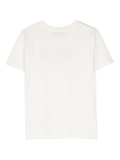 Balmain Logo-print Cotton T-shirt In White